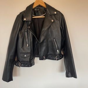 Zara leather jacket in perfect condition